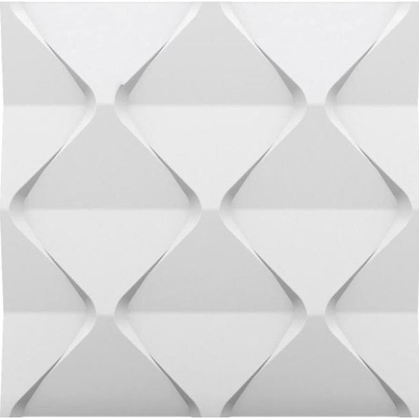 A La Maison Ceilings Seamless Harmony 24-in x 24-in Plain White Wall Panel (12-Pack), 12PK HM-SWP-PW